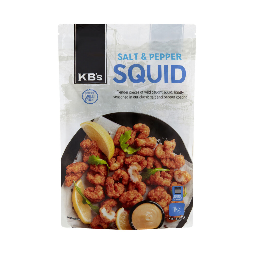 Buy KB's Salt & Pepper Squid 1kg Coles