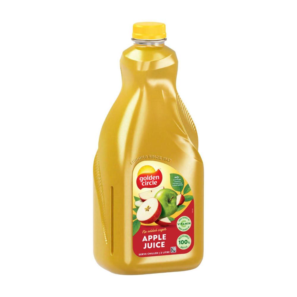 Buy Golden Circle 100% Apple Juice No Added Sugar Fruit Juice 2L