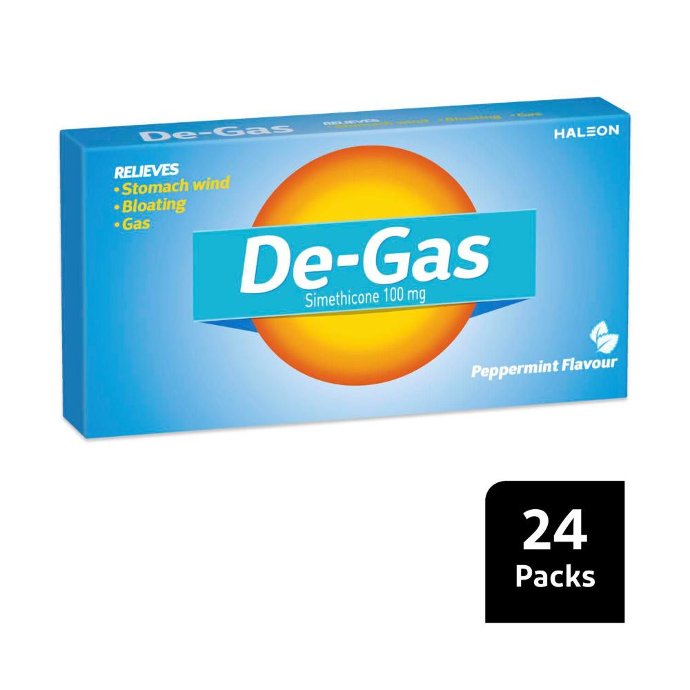 Buy De Gas helps to relieve stomach wind bloating & gas 24 pack Coles