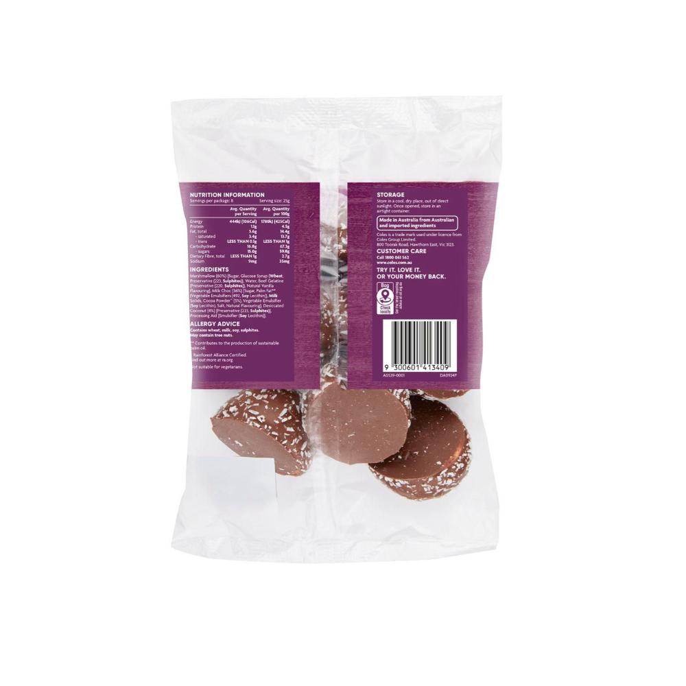 Coles Bakery Snow Drops 8 Pack | 200g