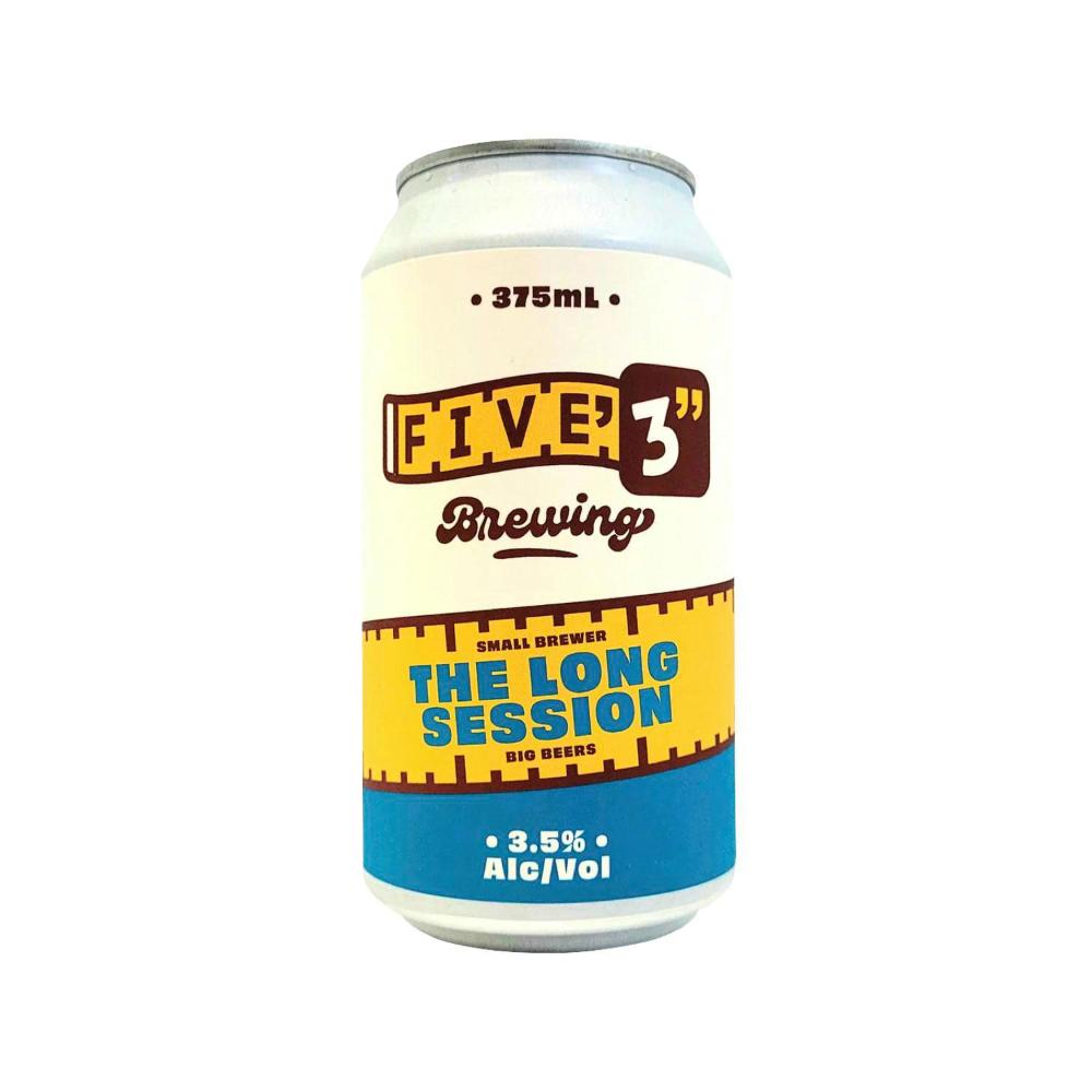 Buy Five 3 Brewing The Long Session Can 375mL 24 Pack Coles