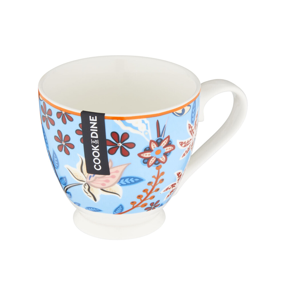 Buy COOK & DINE FOOTED FLORAL MUG Coles