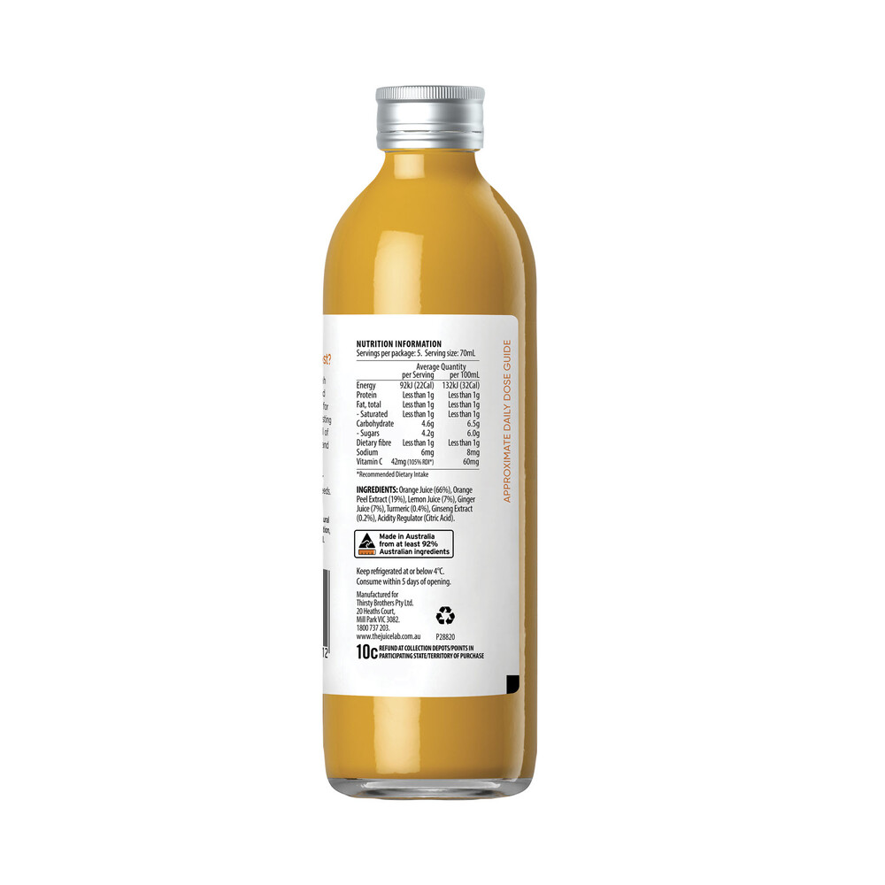 The Juice Lab Wellness Multidose Shot Immunity | 350mL