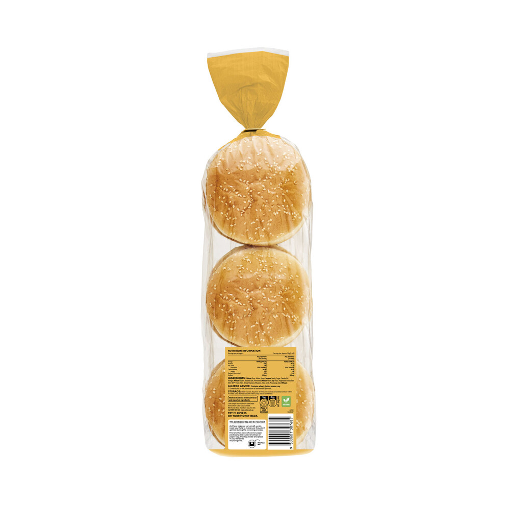 Coles Simply Hamburger Rolls | 540g