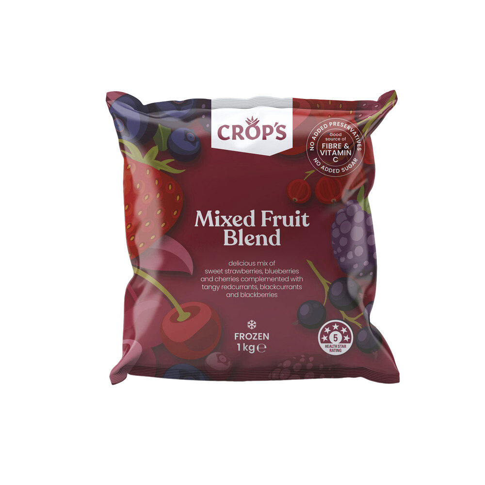 Buy Crops Frozen Mixed Fruit Blend 1kg Coles