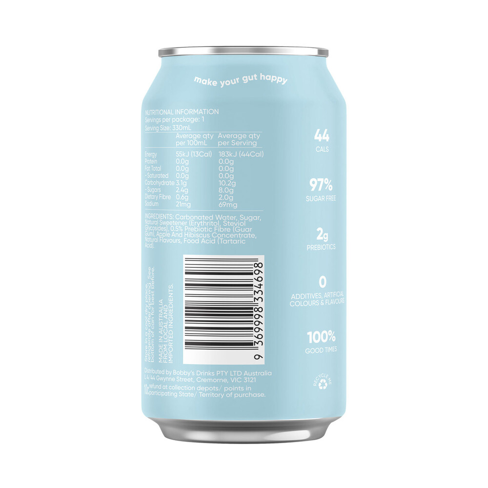 Bobby Prebiotic Soft Drink Cola | 330mL