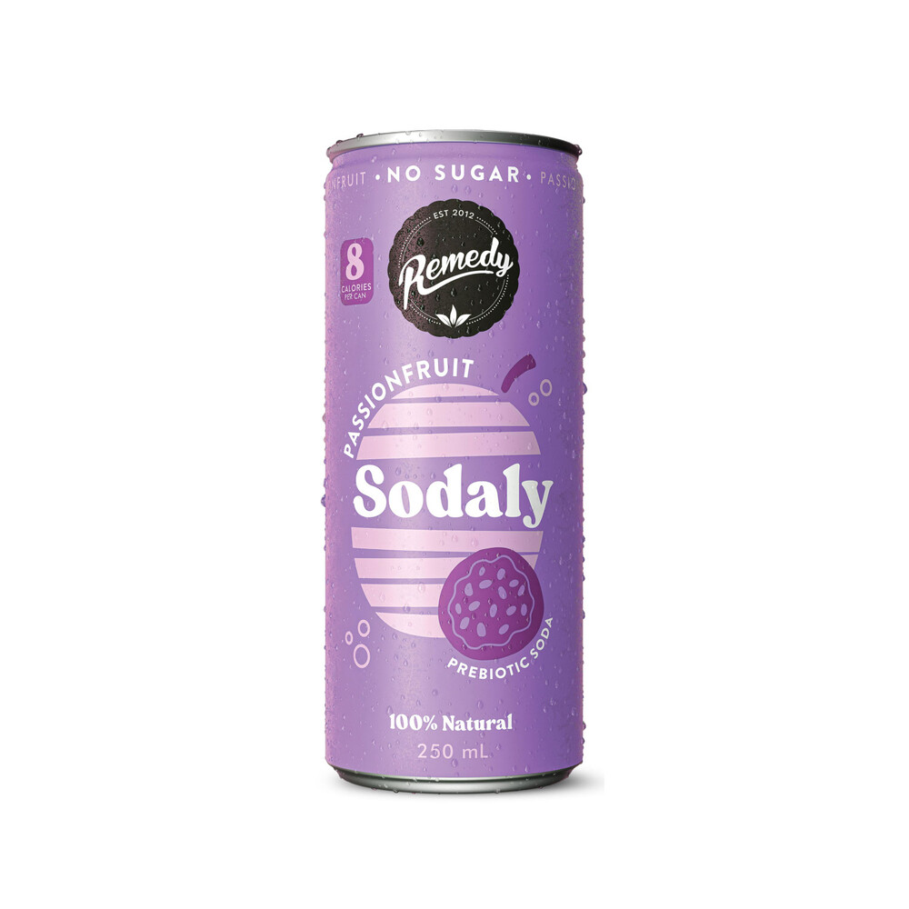 Buy Remedy Sodaly Passionfruit Can 250mL Coles