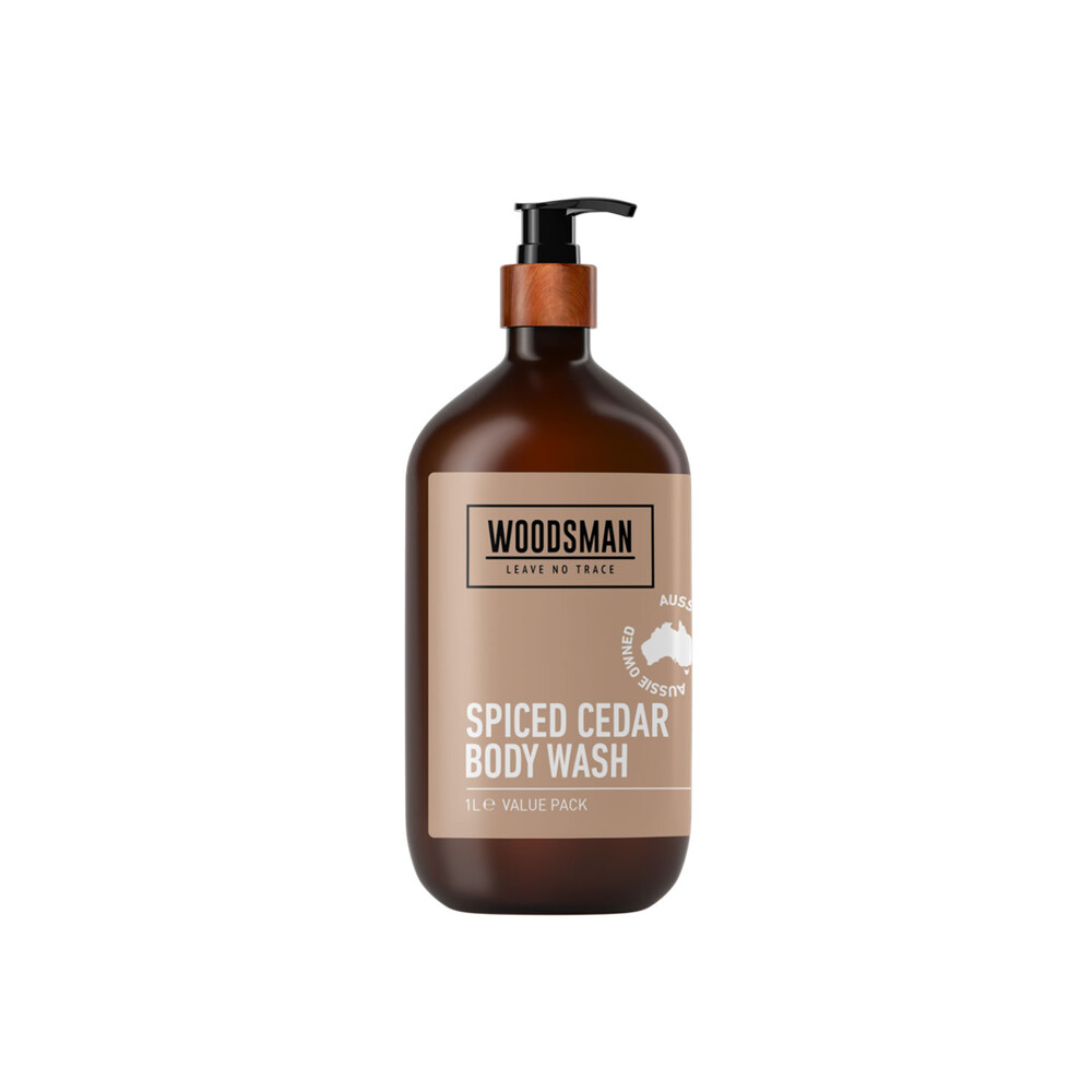Buy Woodsman Body Wash Spiced Cedar 1L Coles