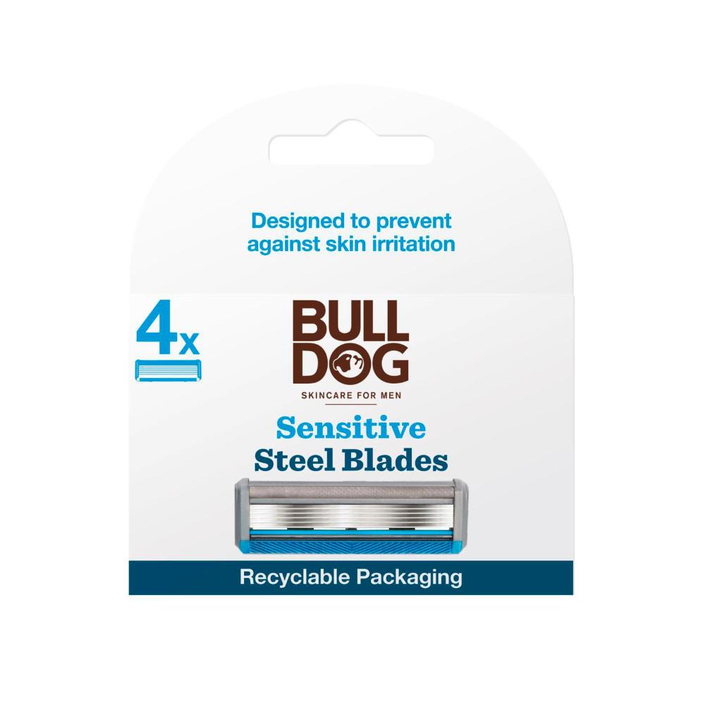 Buy Bulldog Razor Blade Refills Sensitive 4 pack | Coles