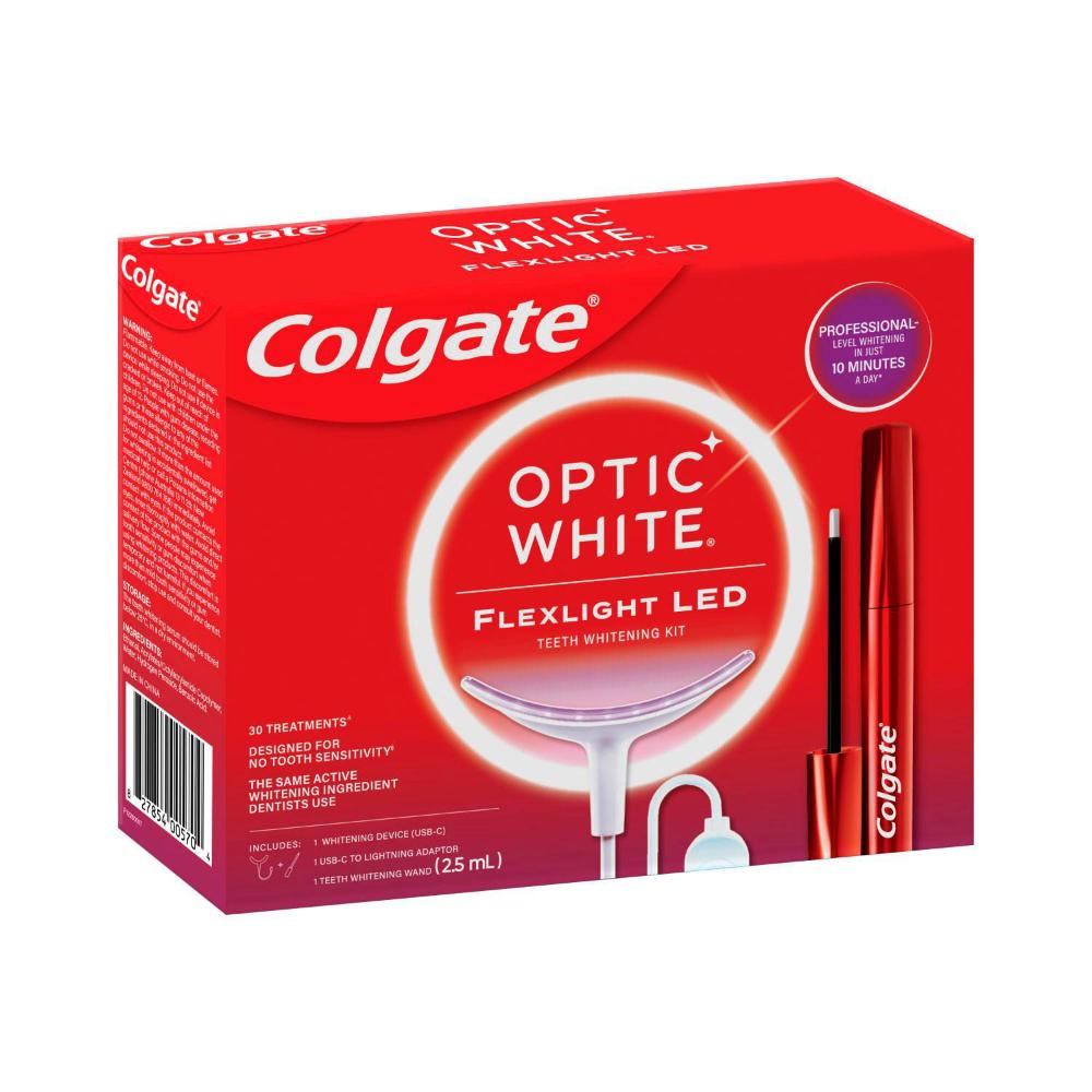 Colgate Plus Light Buy Colgate Optic White Flexlight Led Kit & Pen 1 Pack | Coles