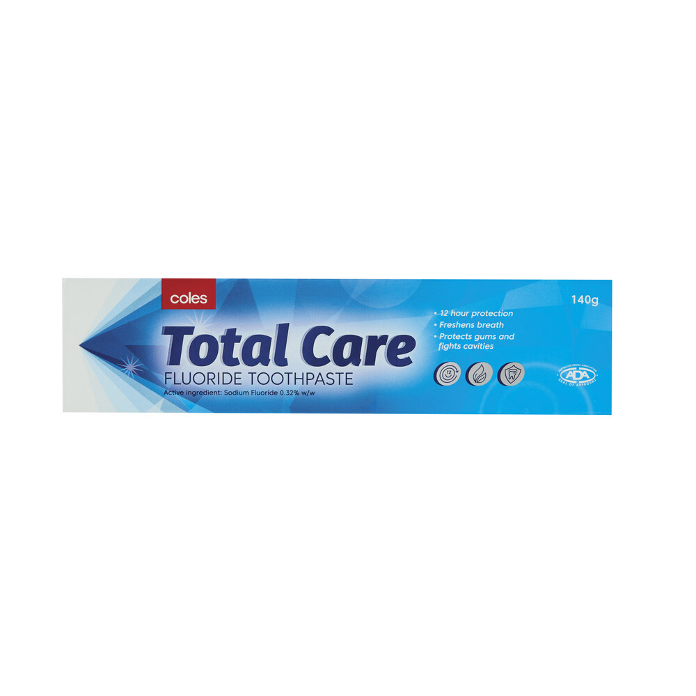 Buy Coles Toothpaste Total Care 140g Coles