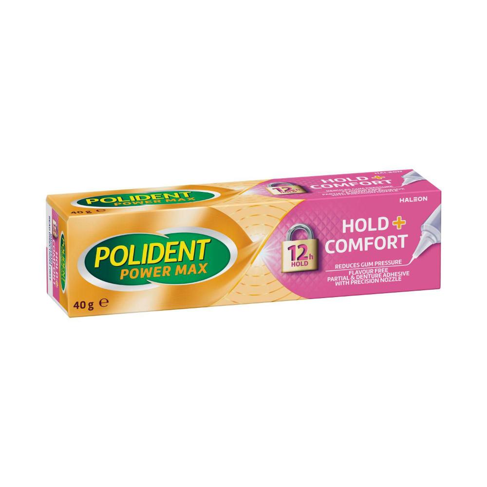 Buy Polident Denture Adhesive Hold & Comfort 40g Coles