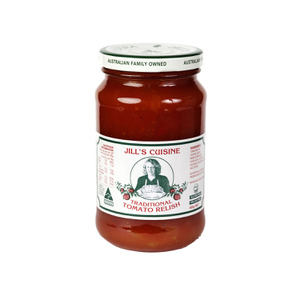 Jill S Cuisine Traditional Tomato Relish Coles Online Peel tomatoes, then chop into small pieces. jill s cuisine traditional tomato relish coles online