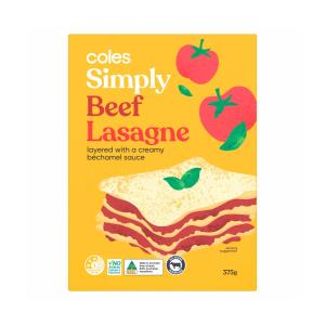 Coles - Beef Bechamel Lasagne Frozen Meal