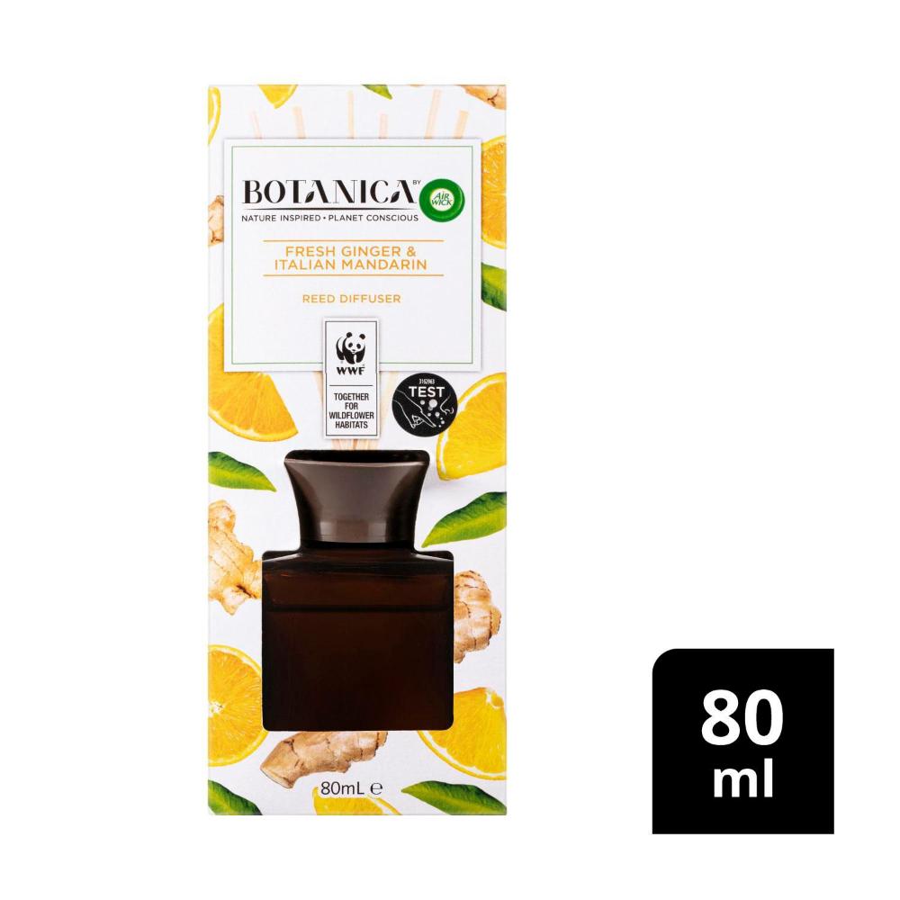 Buy Botanica Fresh Ginger & Italian Mandarin Reed Diffuser 80mL Coles