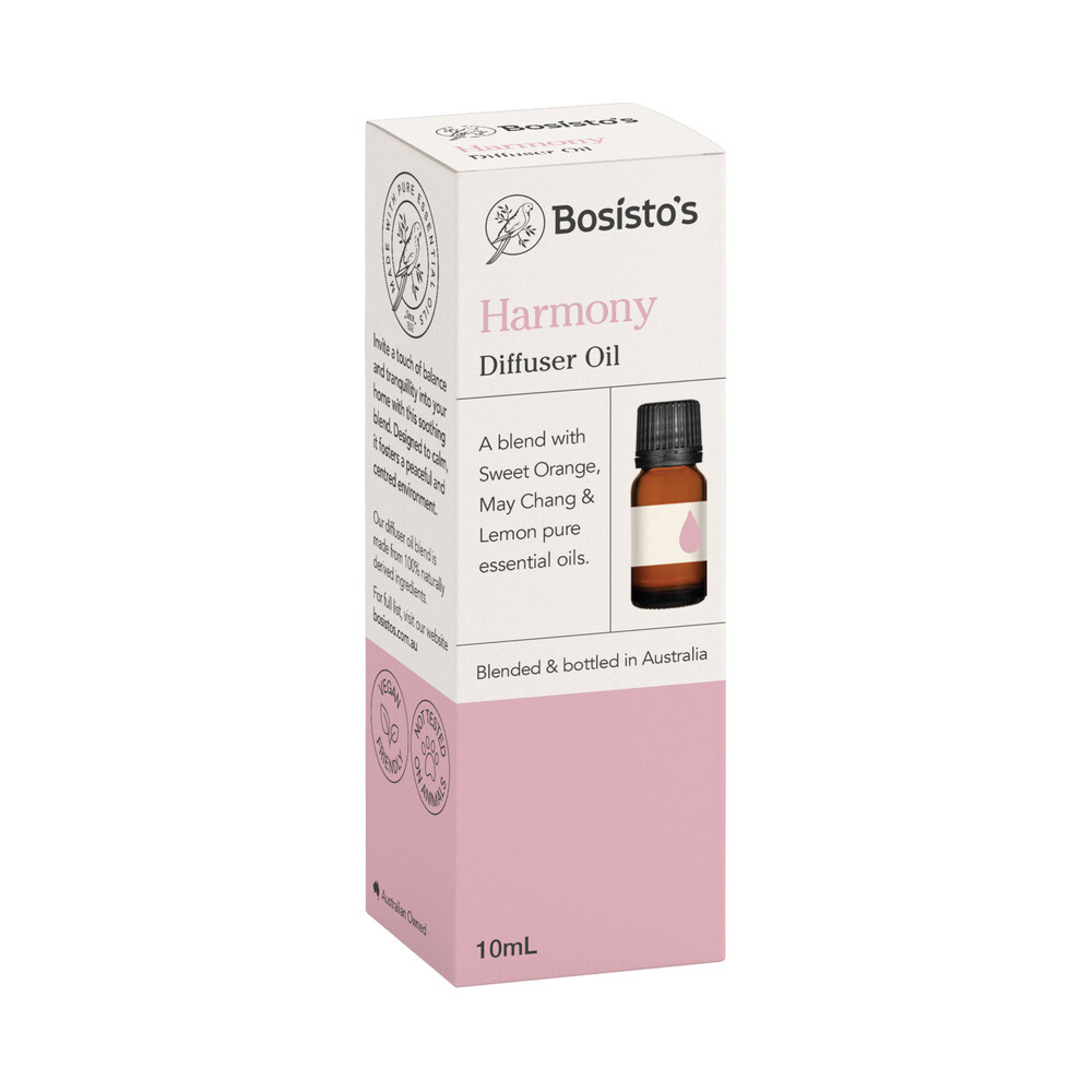 Buy Bosisto's Harmony Diffuser Oil 10mL Coles