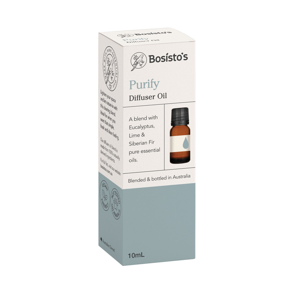 Buy Bosisto's Purify Diffuser Oil 10mL Coles