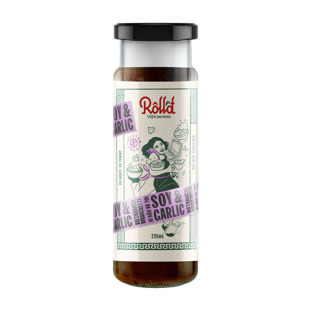 Buy Roll'D Vinaigrette Soy & Garlic Finishing Sauce 235mL Coles
