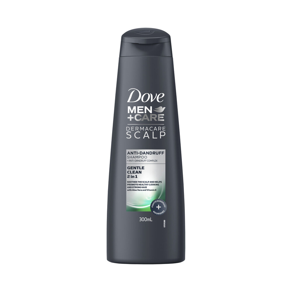 Buy Dove Men Dermacare Anti Dandruff Gentle Clean 2 In 1 Shampoo 300mL