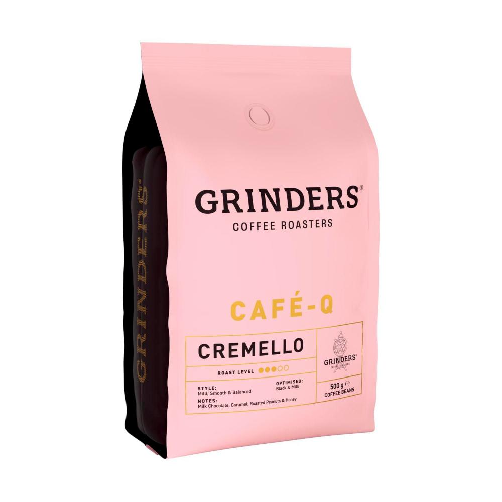 Buy Grinders Cafe Q Cremello Coffee Beans 500g Coles