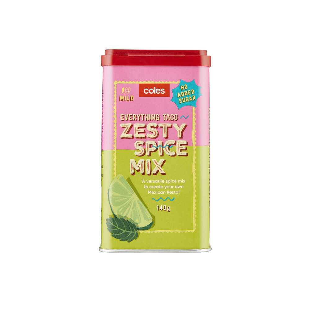 Buy Coles Mexican Zesty Spice 140g Coles