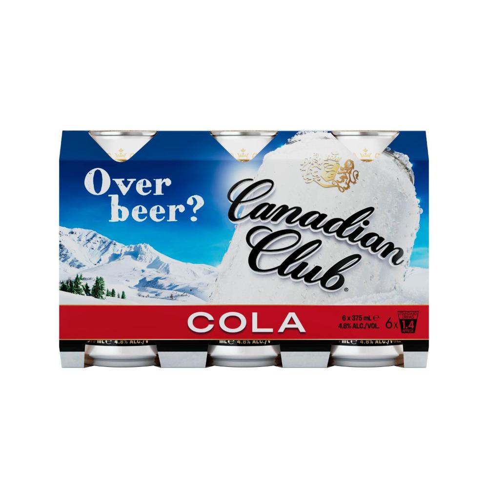 Canadian Club & Cola 375ml Cans