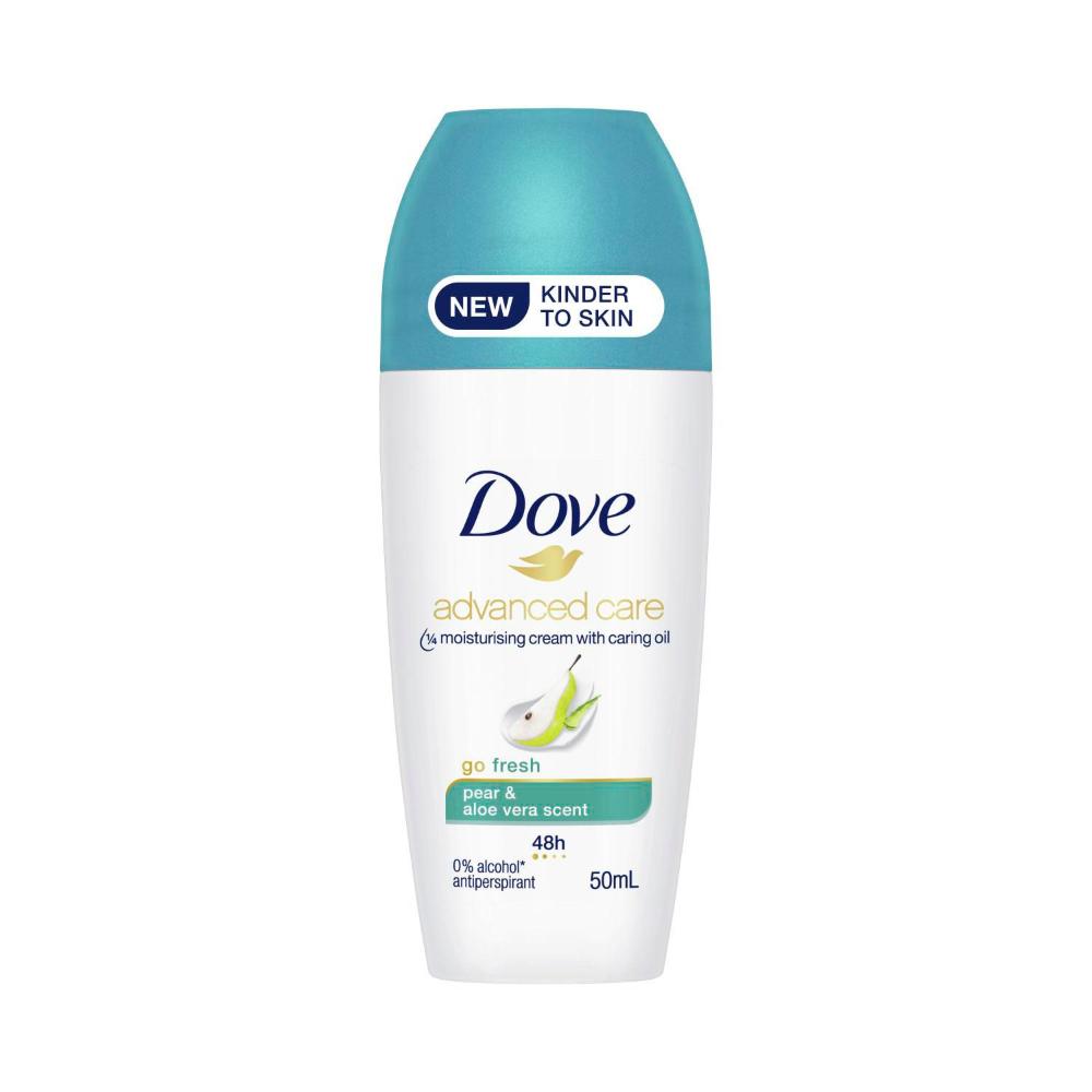 Buy Dove Advanced Care Antiperspirant Roll On Pear And Aloe Vera 50mL