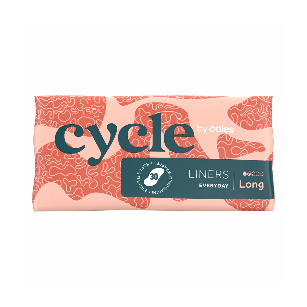 Buy Cycle By Coles Liners Long 30 pack Coles