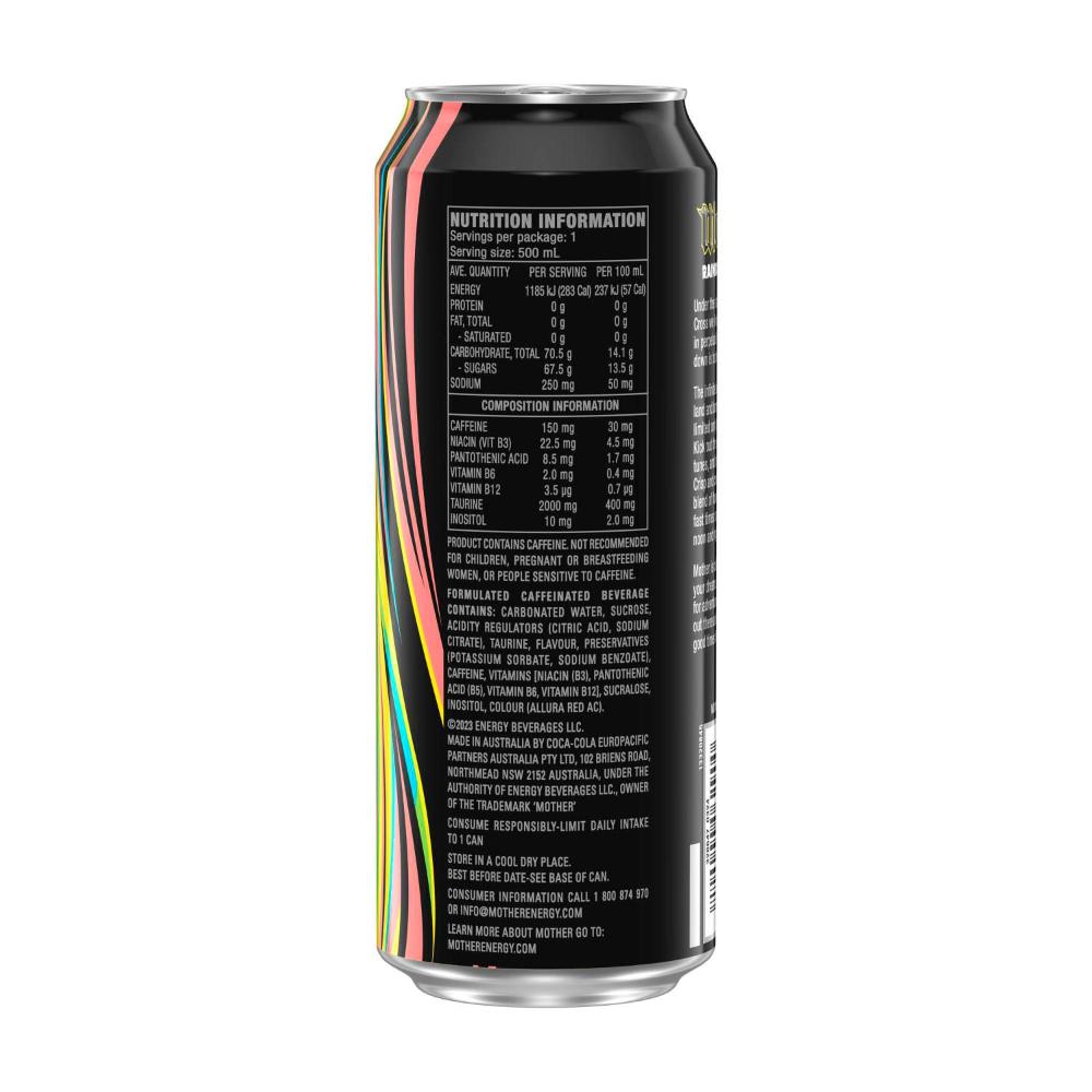 Mother Energy Drink Rainbow Sherbert | 500mL