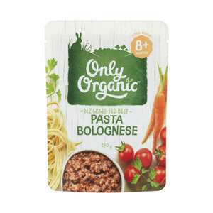 coles only organic baby food