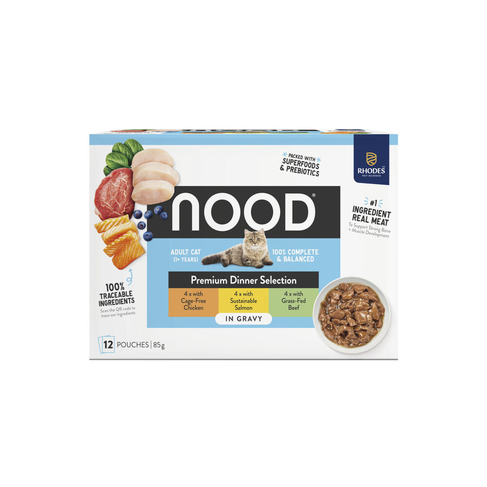 Buy Nood Wet Cat Food Favourites In Gravy 12x85g 12 pack Coles