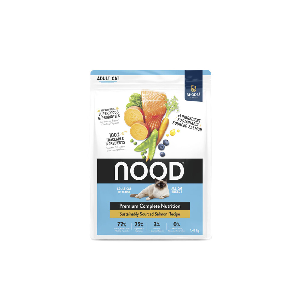 Buy Nood Dry Cat Food Sustainable Salmon Recipe 1.42kg Coles