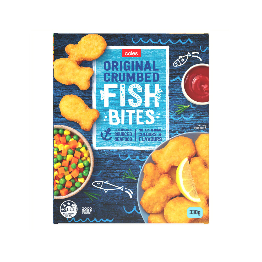Buy Coles Frozen Fish Bites 330g Coles