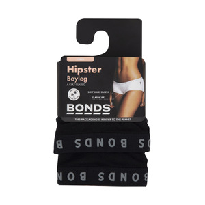 Bonds - Womens Hipster Boyleg Briefs size 12