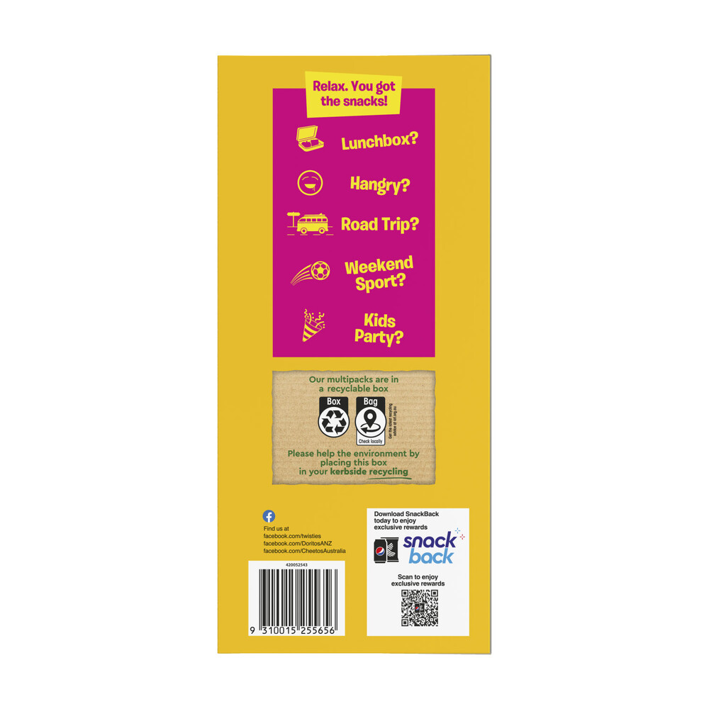 Smith's Tasty Mix Potato Chips Variety Multipack of 20 Pack | 368g