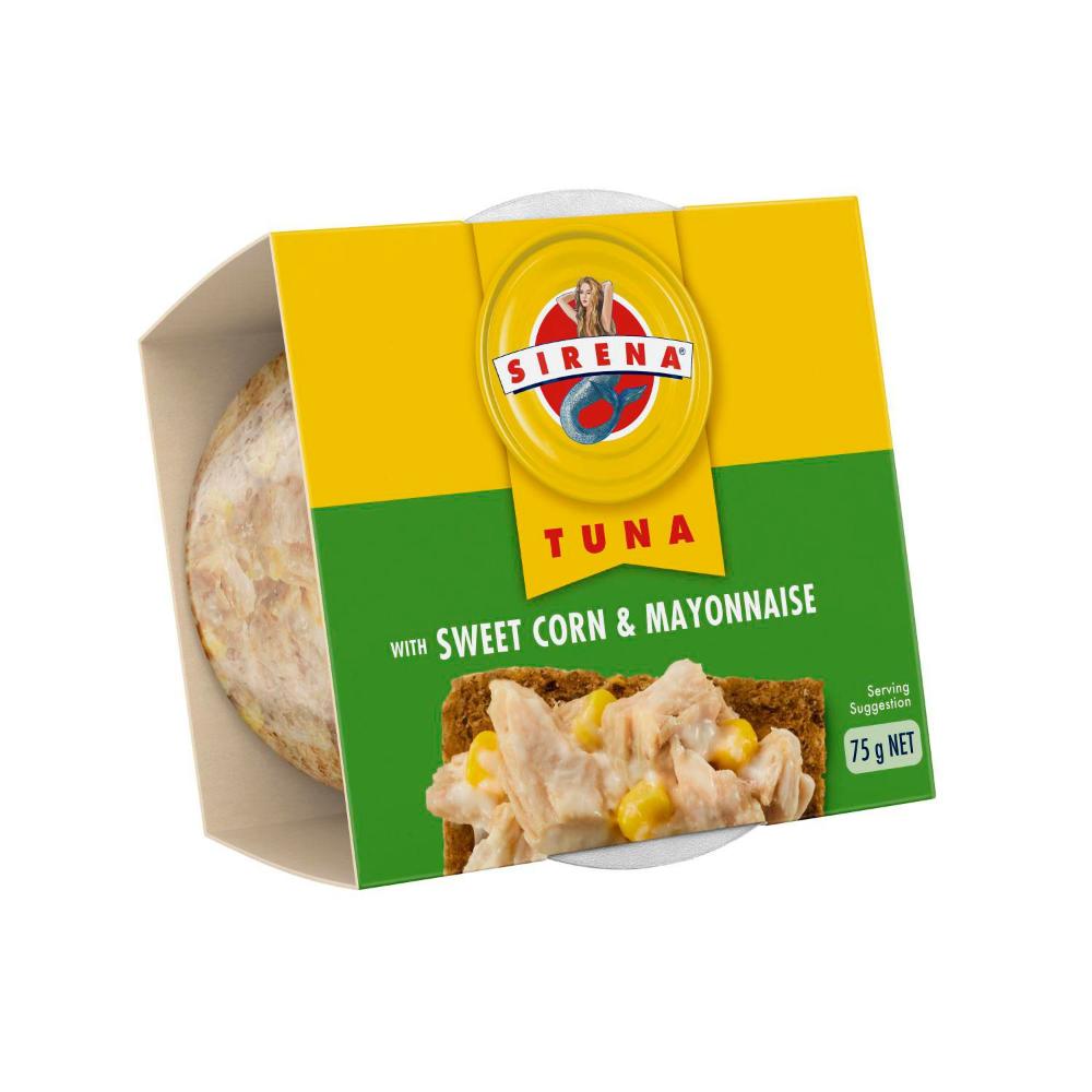Buy Sirena Snack Tuna Sweetcorn And Mayonnaise 75g Coles