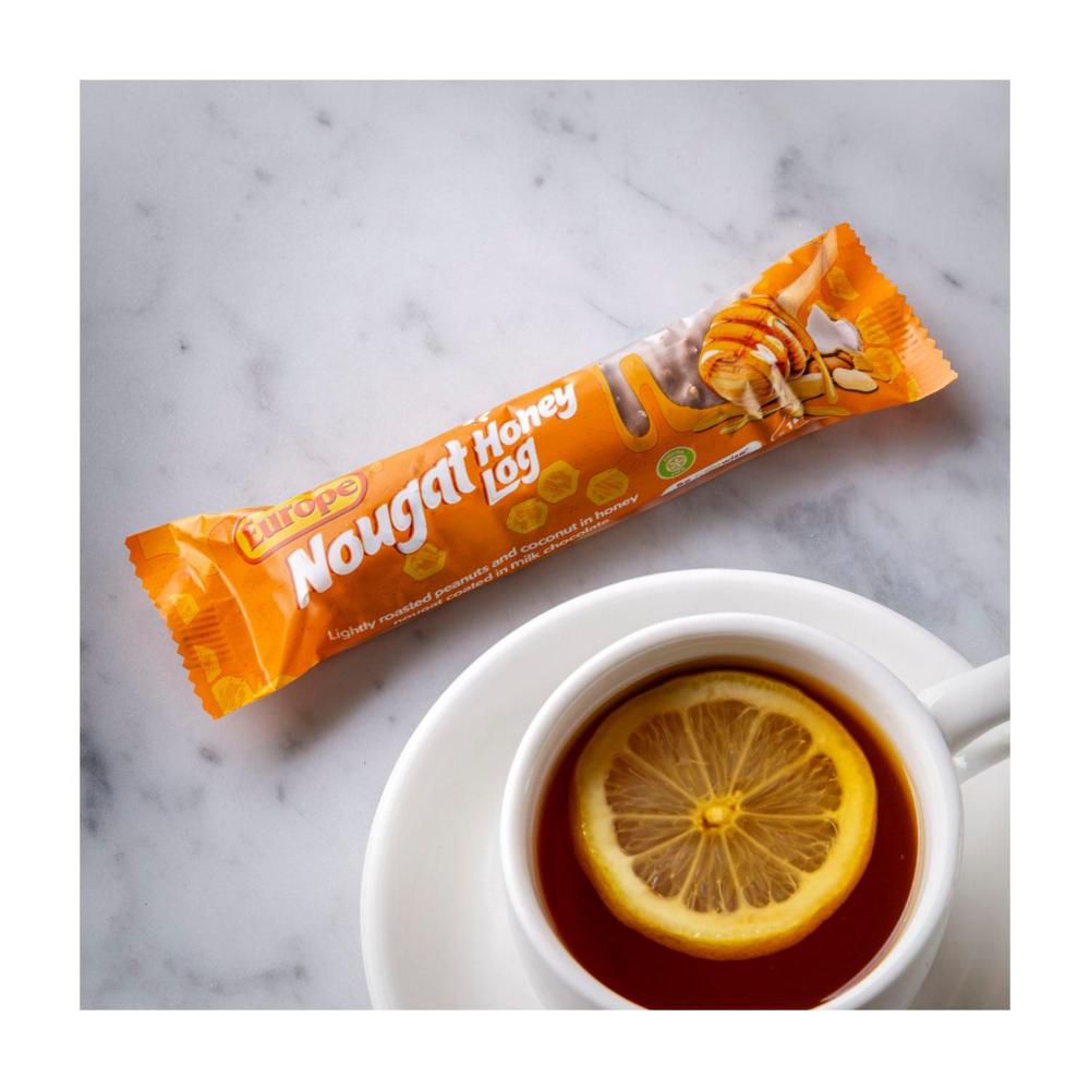 Buy Europe Nougat Honey Log Chocolate Bar 40g | Coles