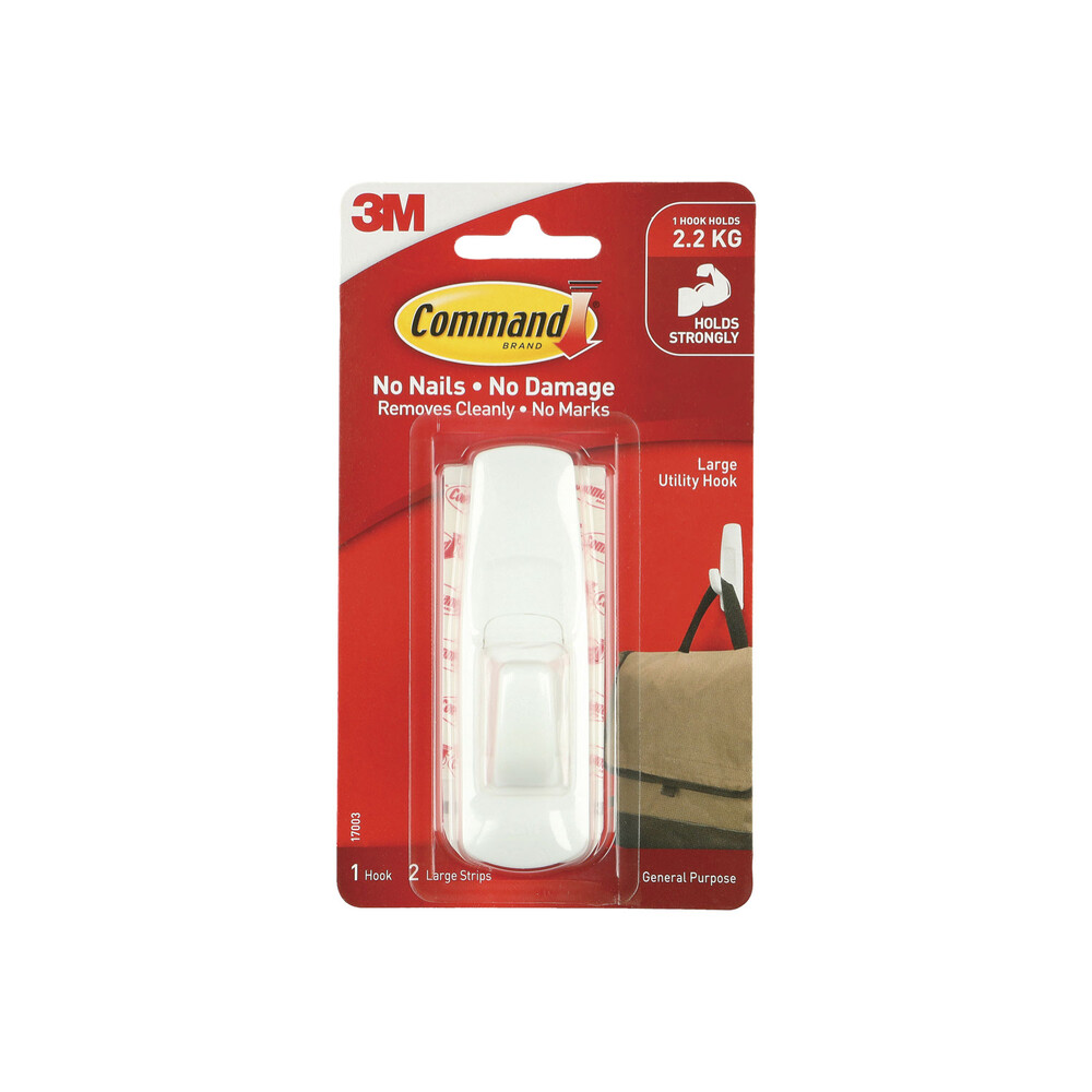 Buy 3M Command Adhesive Hook Large 1 each Coles