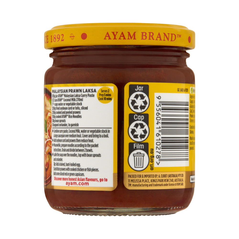 Ayam Malaysian Laksa Soup Paste | 185g