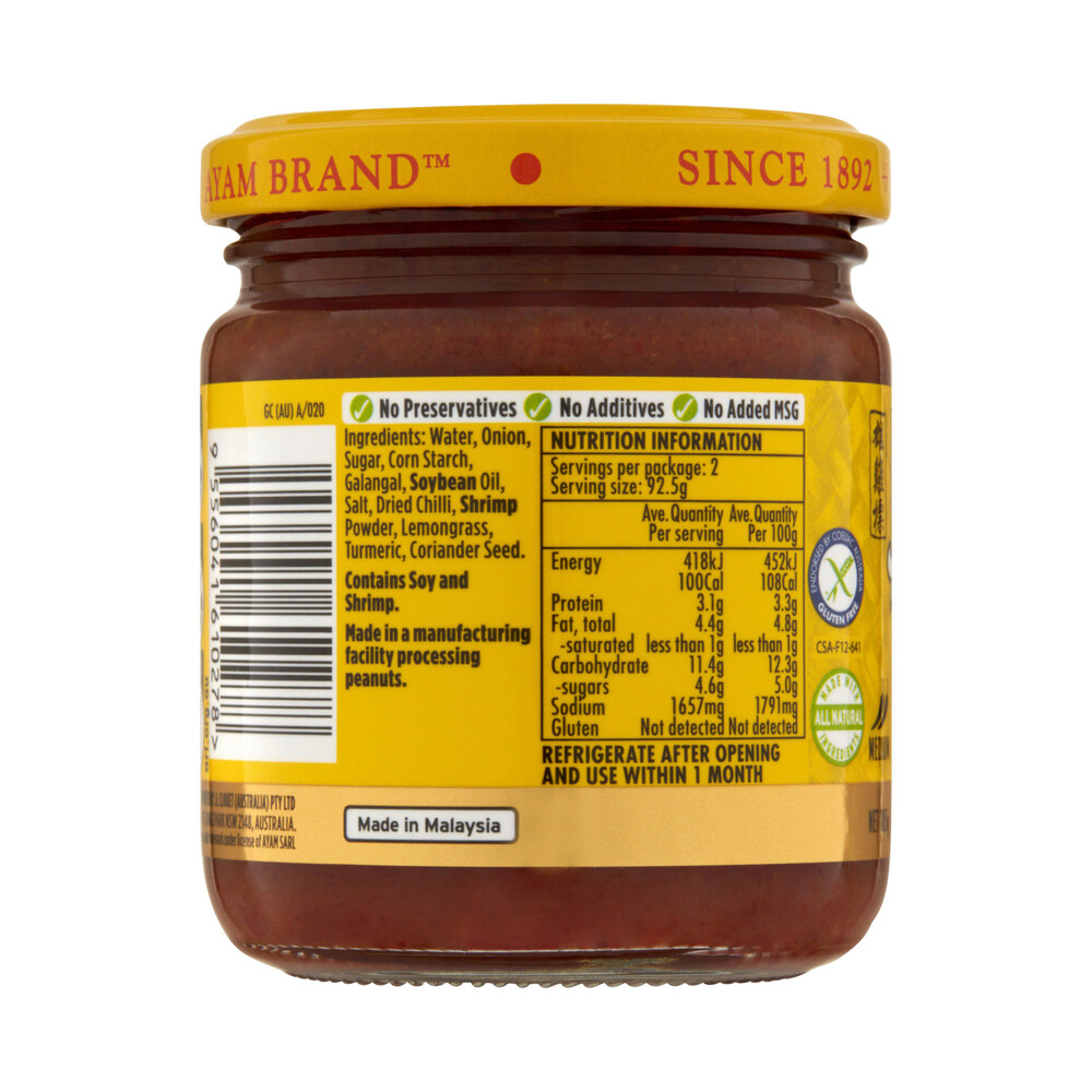 Ayam Malaysian Laksa Soup Paste | 185g