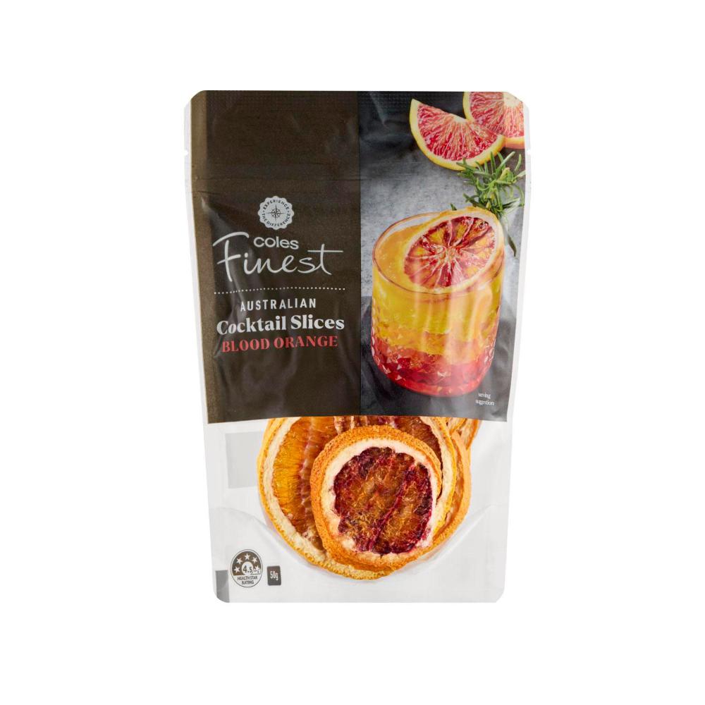 Buy Coles Finest Blood Orange Cocktail Slices 50g Coles