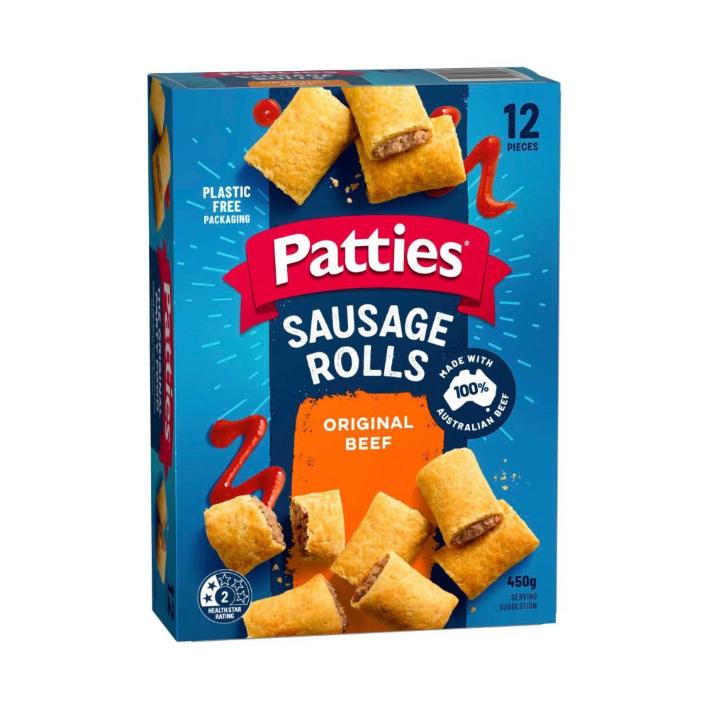 Buy Patties Frozen Party Sausage Rolls 12 pack 450g Coles