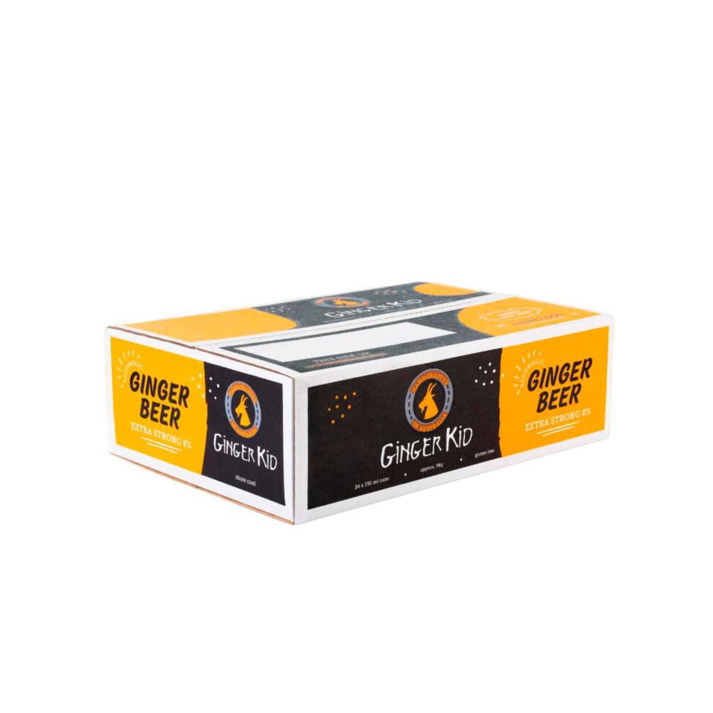 Buy Harcourt Ginger Kid Ginger Beer Can 330mL 24 Pack Coles