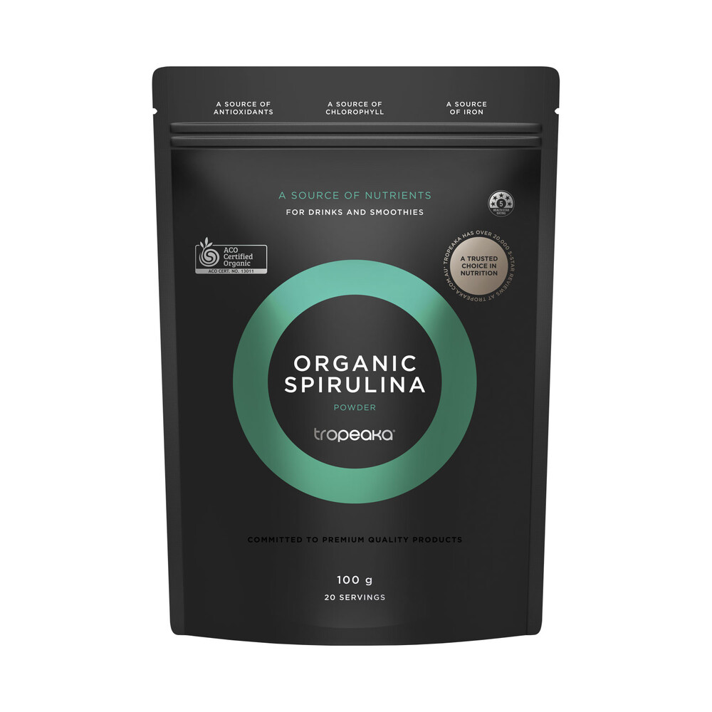 Buy Tropeaka Organic Spirulina Powder 100g Coles