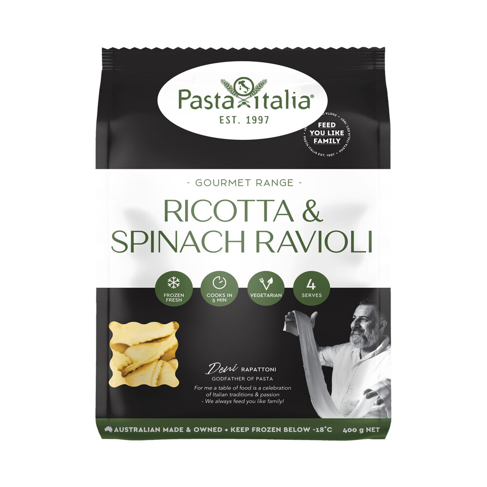 Buy Pasta Italia Ricotta & Spinach Ravioli 400g Coles