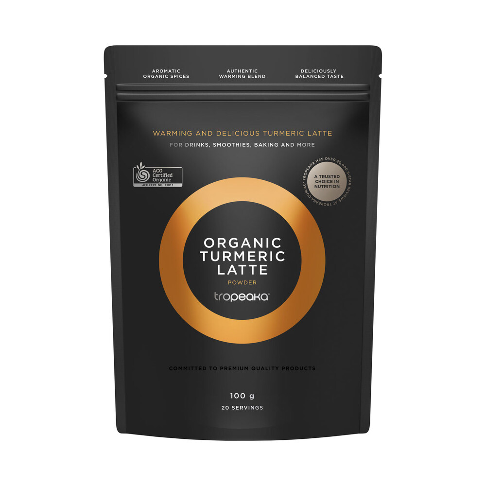 Buy Tropeaka Organic Turmeric Latte Powder 100g Coles