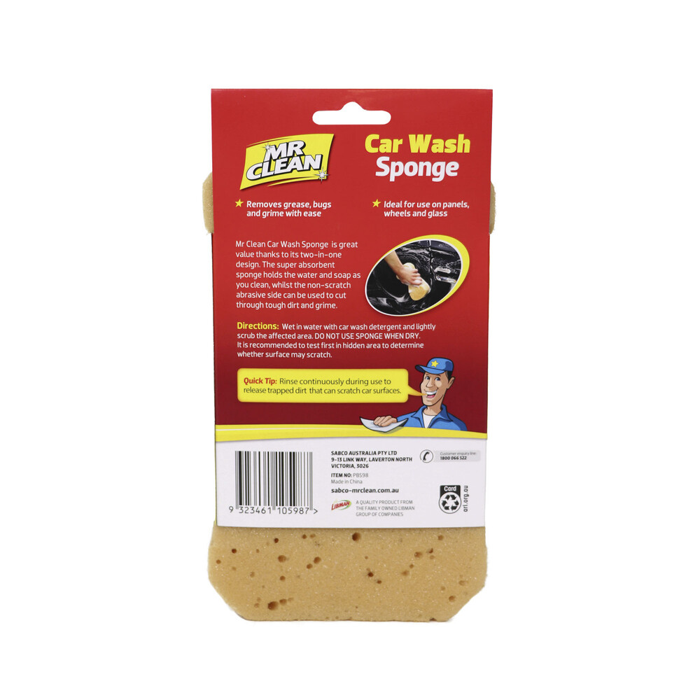Mr. Clean Car Wash Sponge | 1 each
