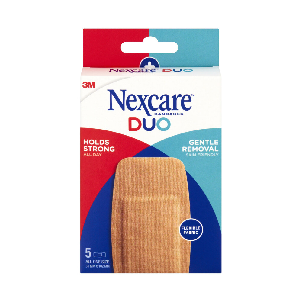 Buy Nexcare Adhesive Strips Duo 5 pack Coles