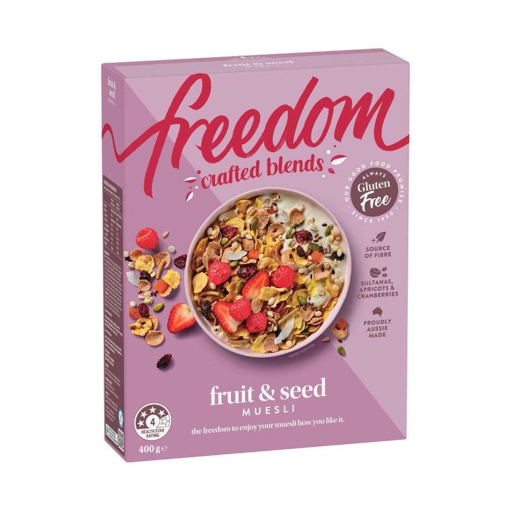 Buy Freedom Crafted Blends Fruit & Seed Muesli 400g Coles