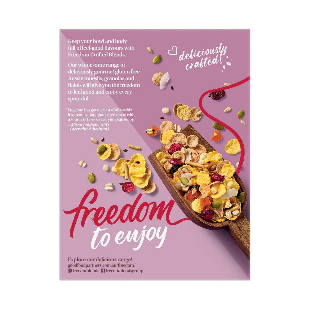 Buy Freedom Crafted Blends Fruit & Seed Muesli 400g Coles